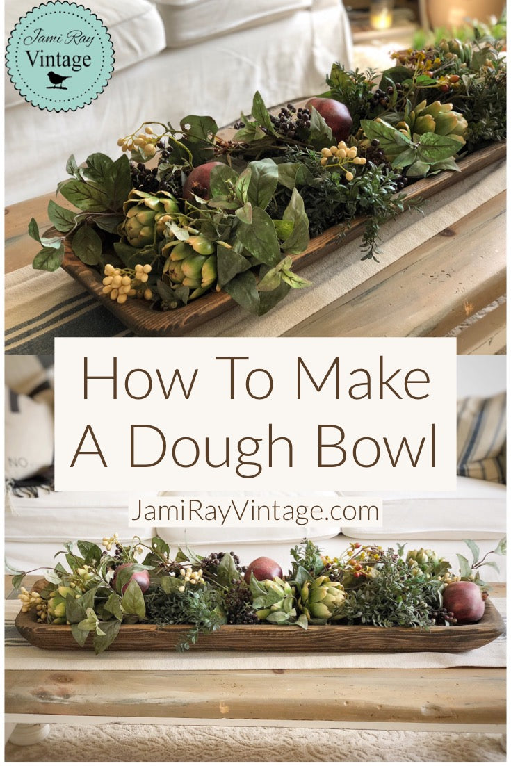 How to Make a Homemade Wooden Dough Bowl (Instructions & Video