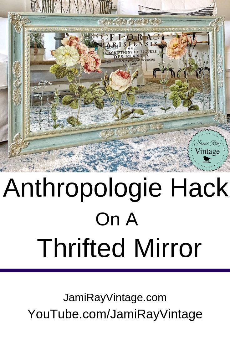 Anthropologie Hack On A Thrifted Mirror Jami Ray Vintage