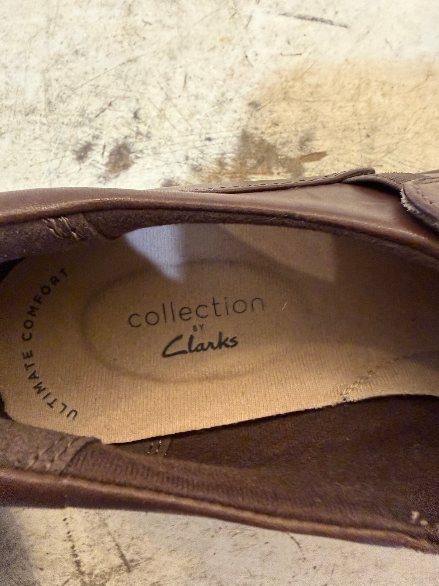 Clarks Hope Roxanne slip-on shoe in dark brown leather - Women’s Size 7 New in box