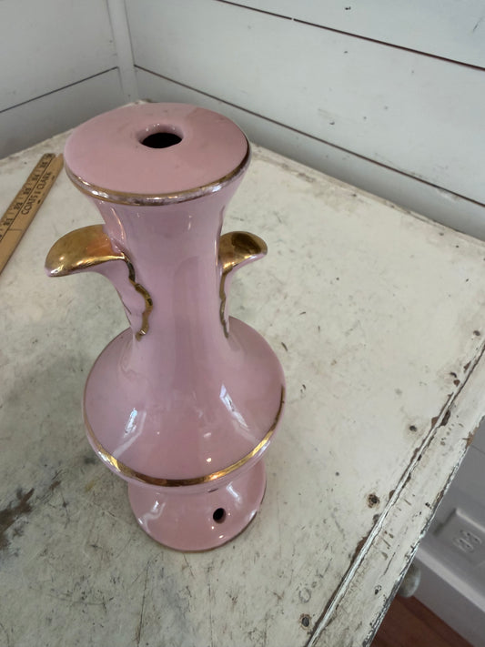 Victorian style lamp with lamp, parts removed