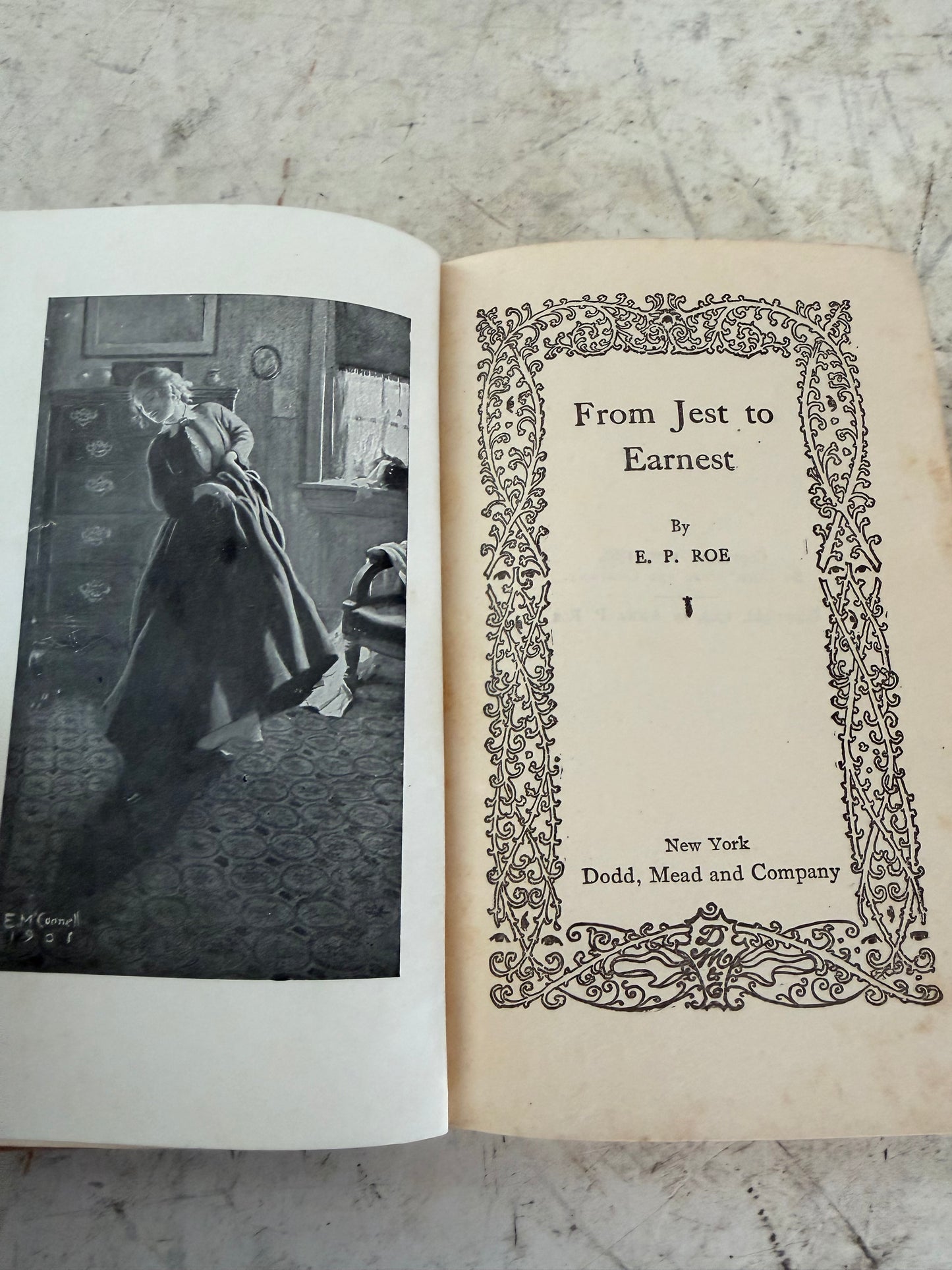 From Jest to Earnest by E. P. Roe early 1900’s