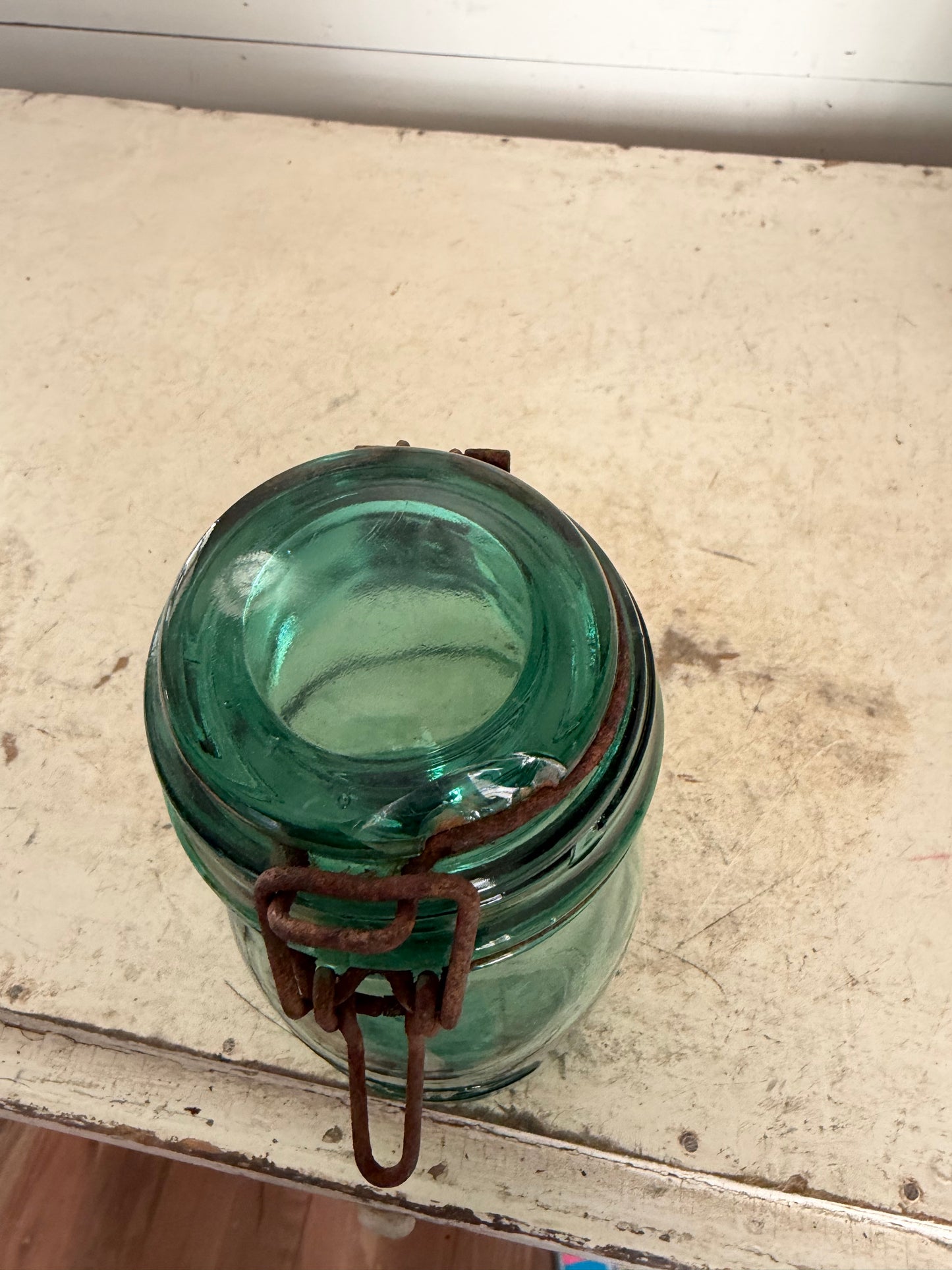 Mira French Canning Jar - has chiming lid as shown