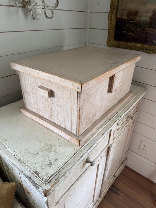 Large Handmade Wood Kindling Box - Will Get Makeover