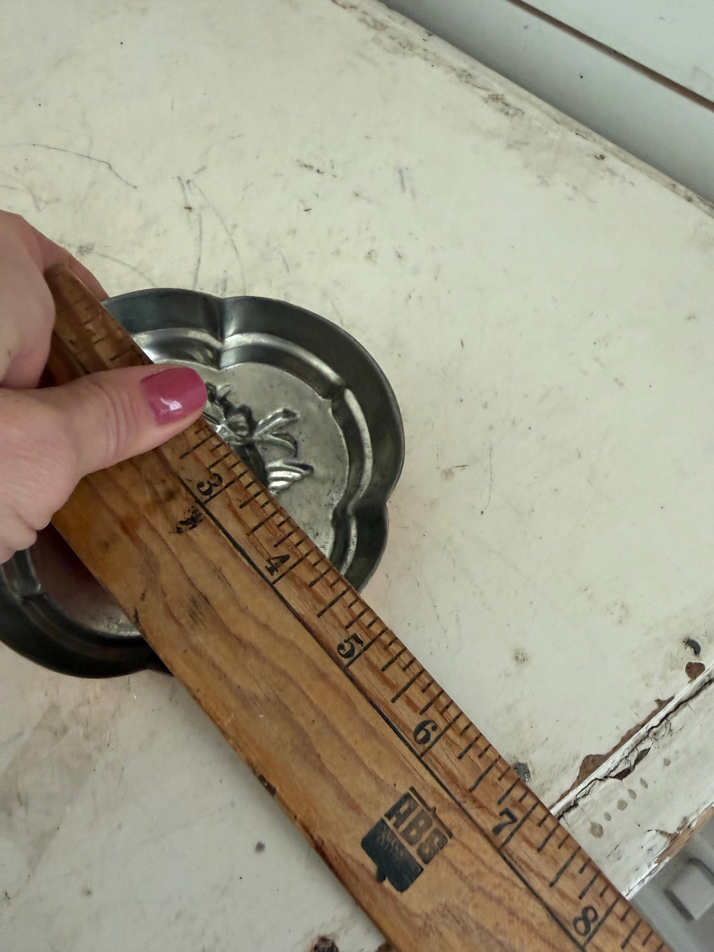 Small Copper Goose Mold Tin Lined