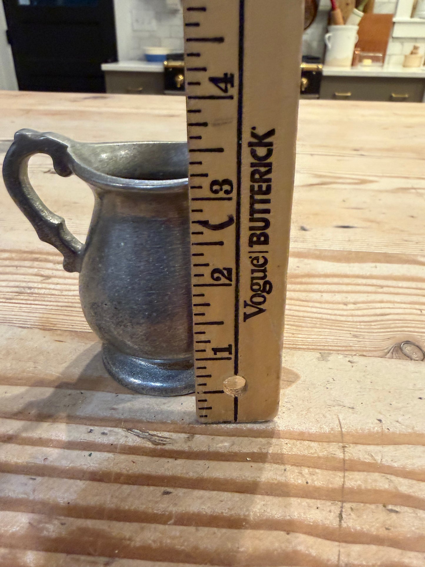 Vintage Pewter Creamer