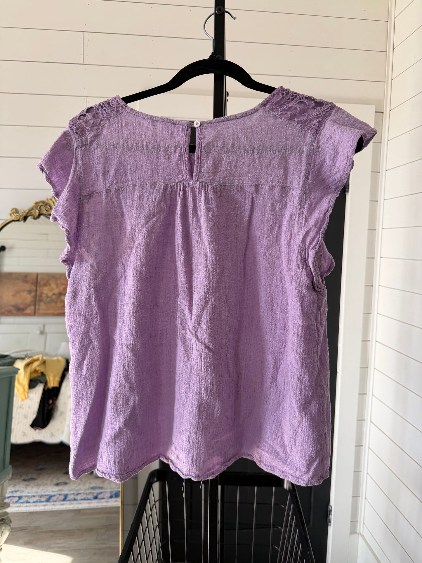 Purple Reborn J Blouse Shirt X-Large - made in USA