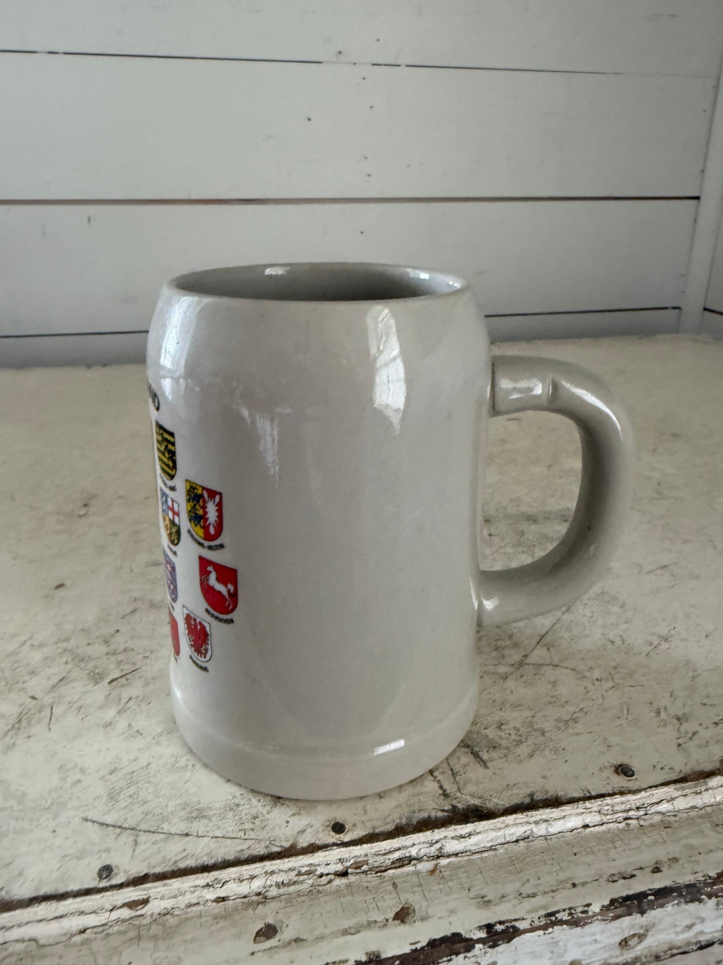 Deutschland Mug/Stien-Made in Germany-Shield Crest Flag-Europe