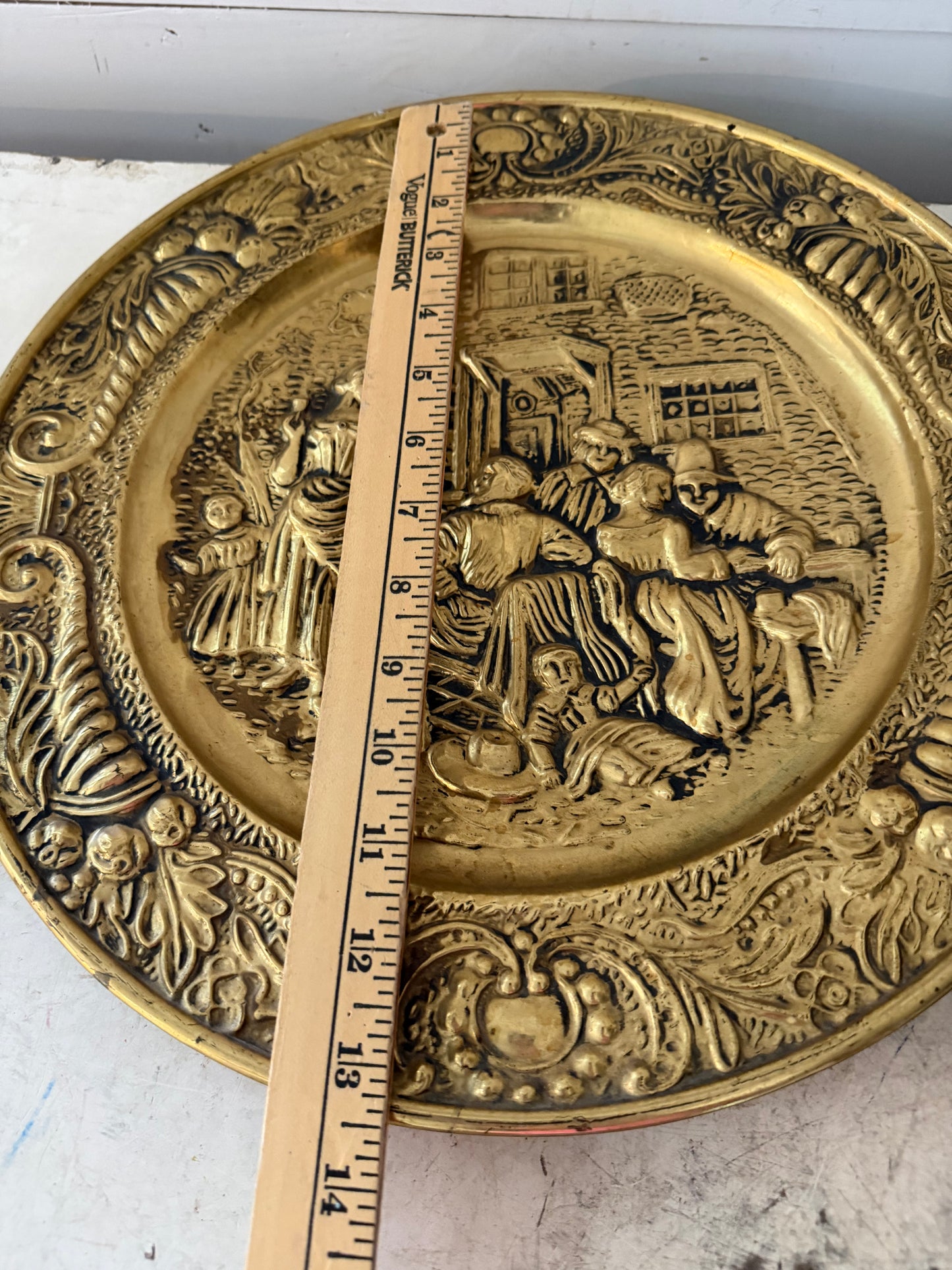 Set of brass embossed plates will get makeover
