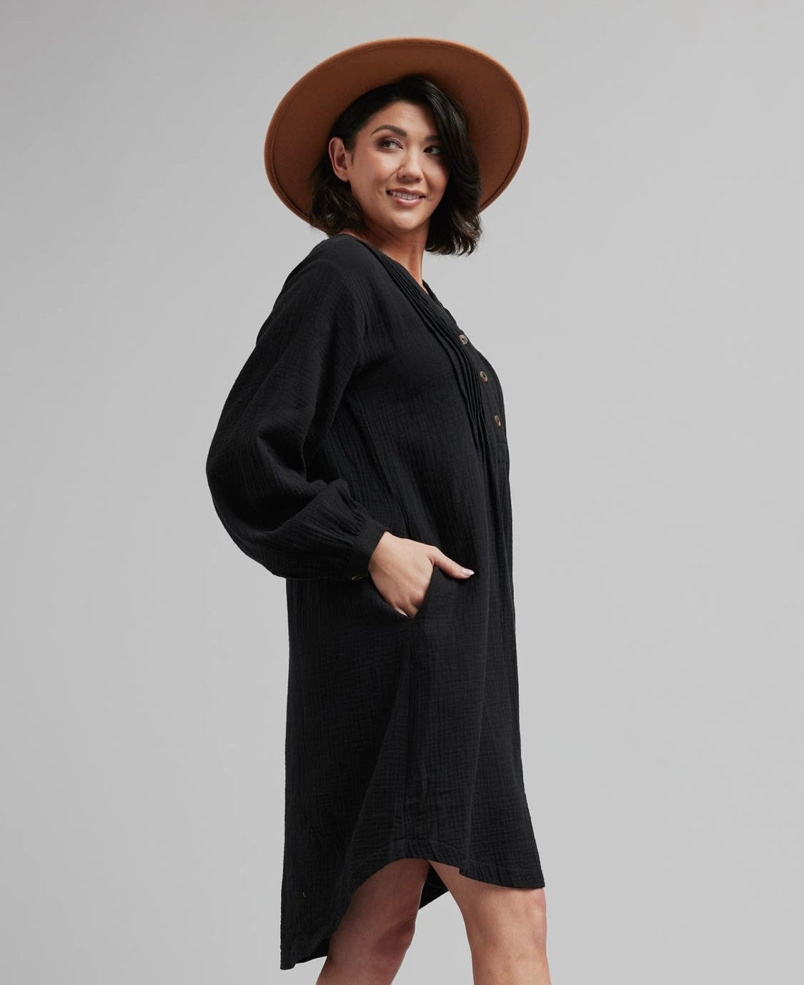 Paige Pintuck Dress | Downeast