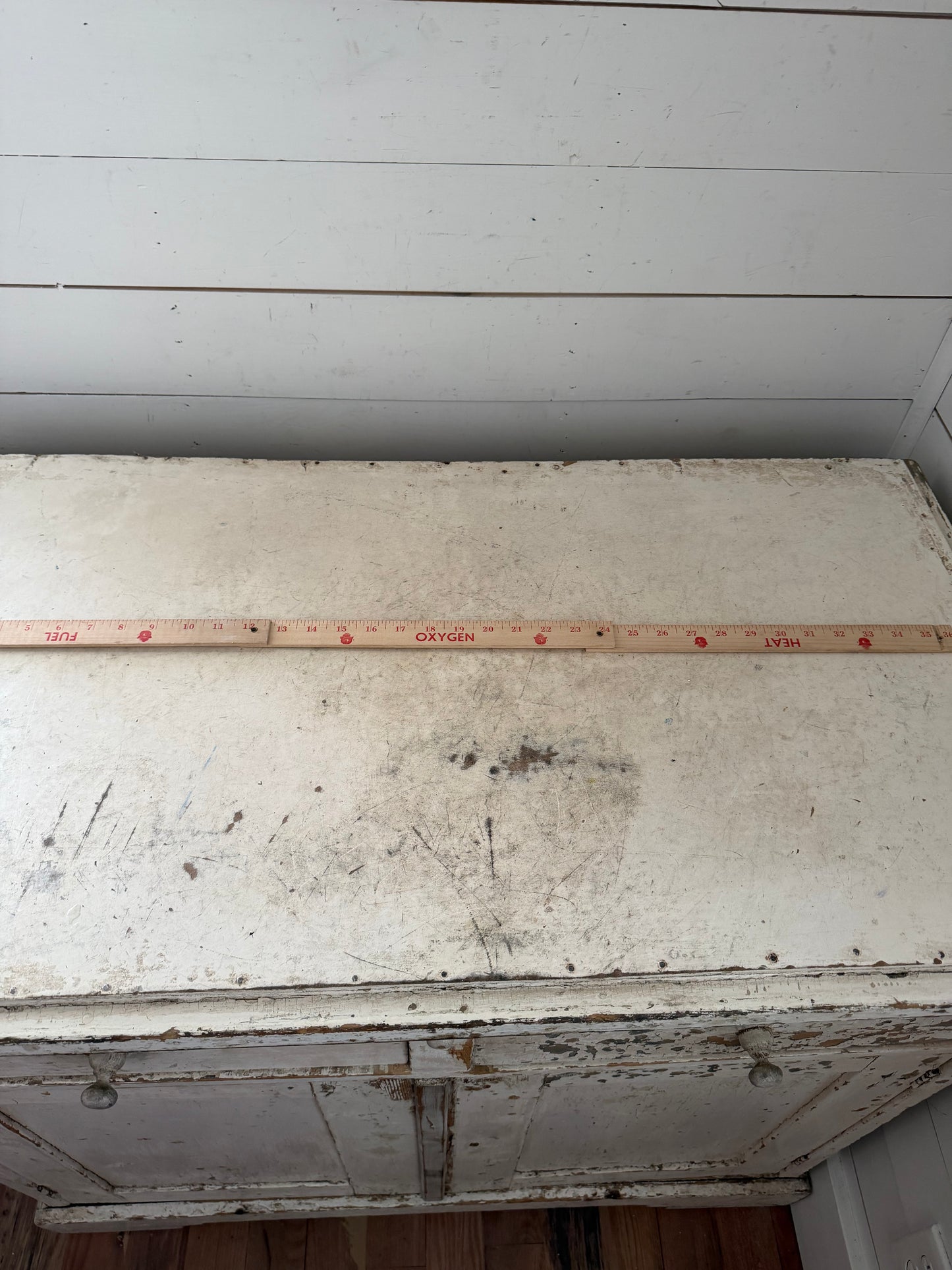 3’ folding vintage ruler