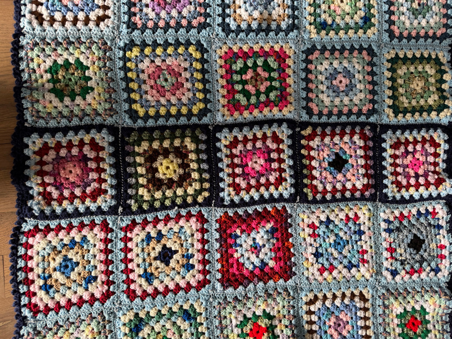 Granny Square Afghan baby blanket