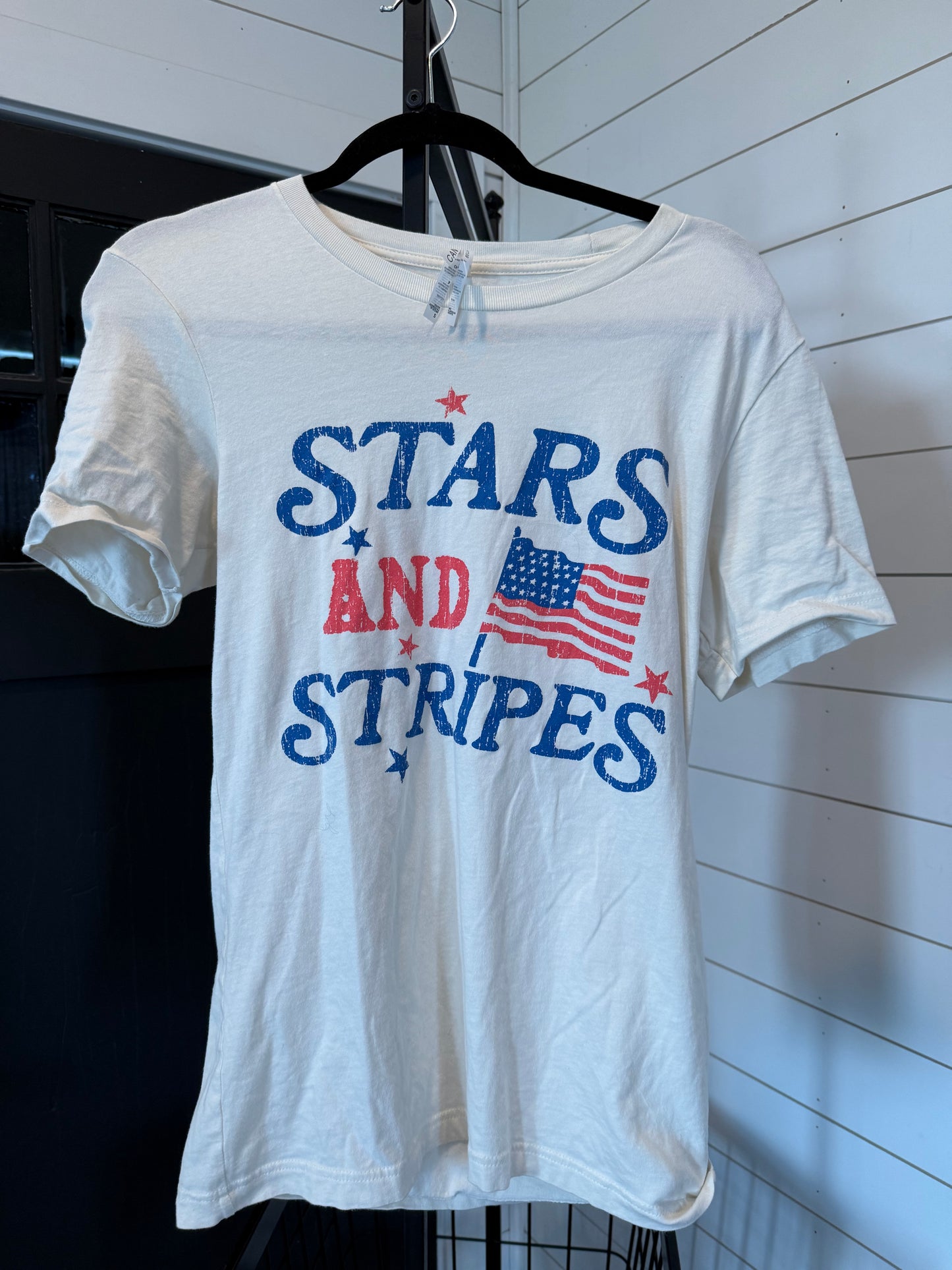 Stars and Stripes Sz Small Tee