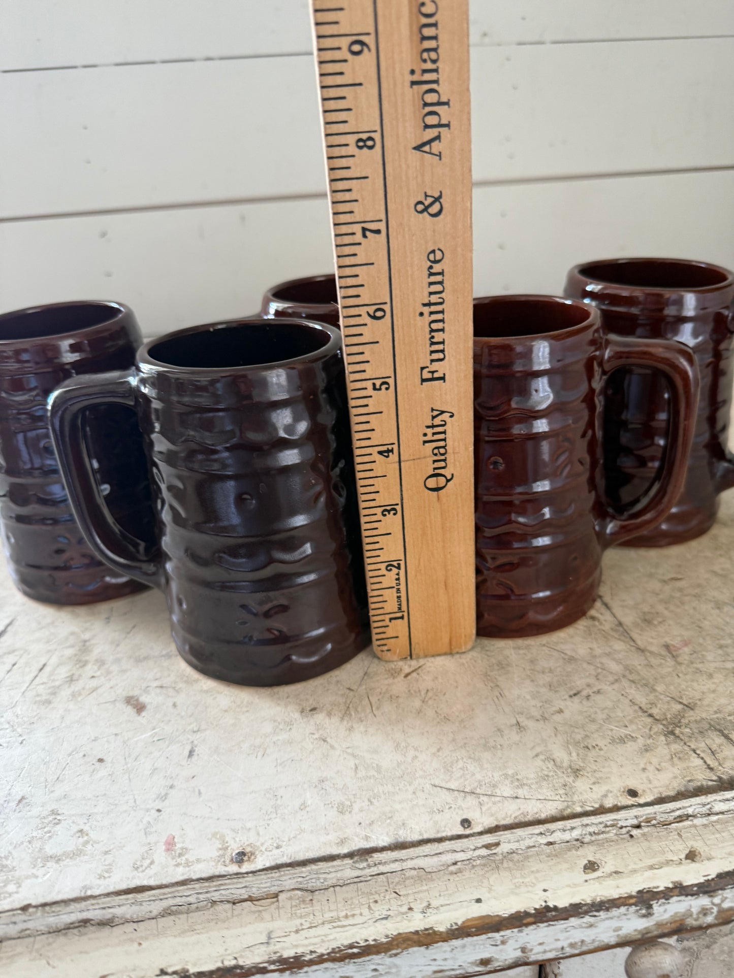 Marcrest Daisy Dot stoneware mug - sold individually