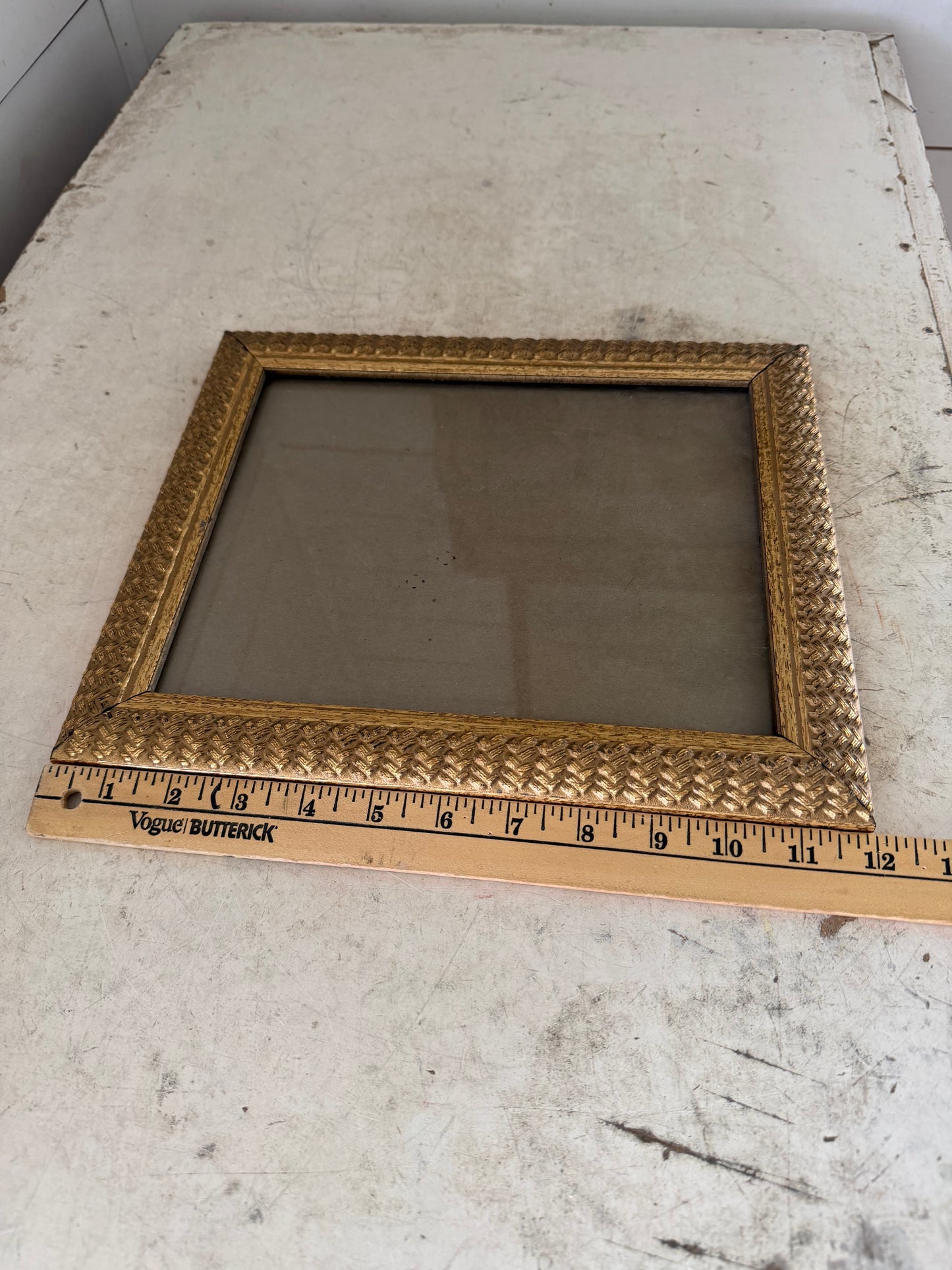 Woven Pattern 8x10 Frame Will Get Print and Makeover