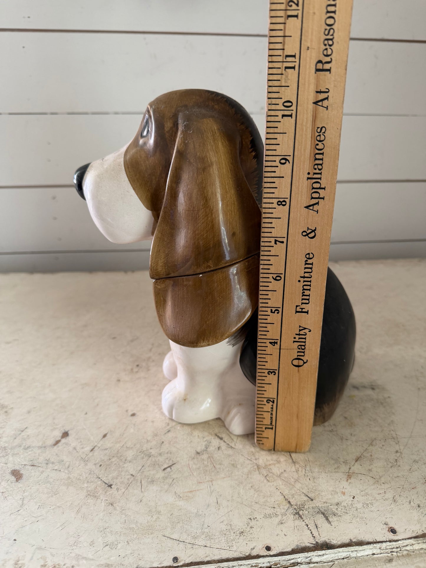 Pioneer Woman Cookie Jar CHARLIE Basset Hound Dog