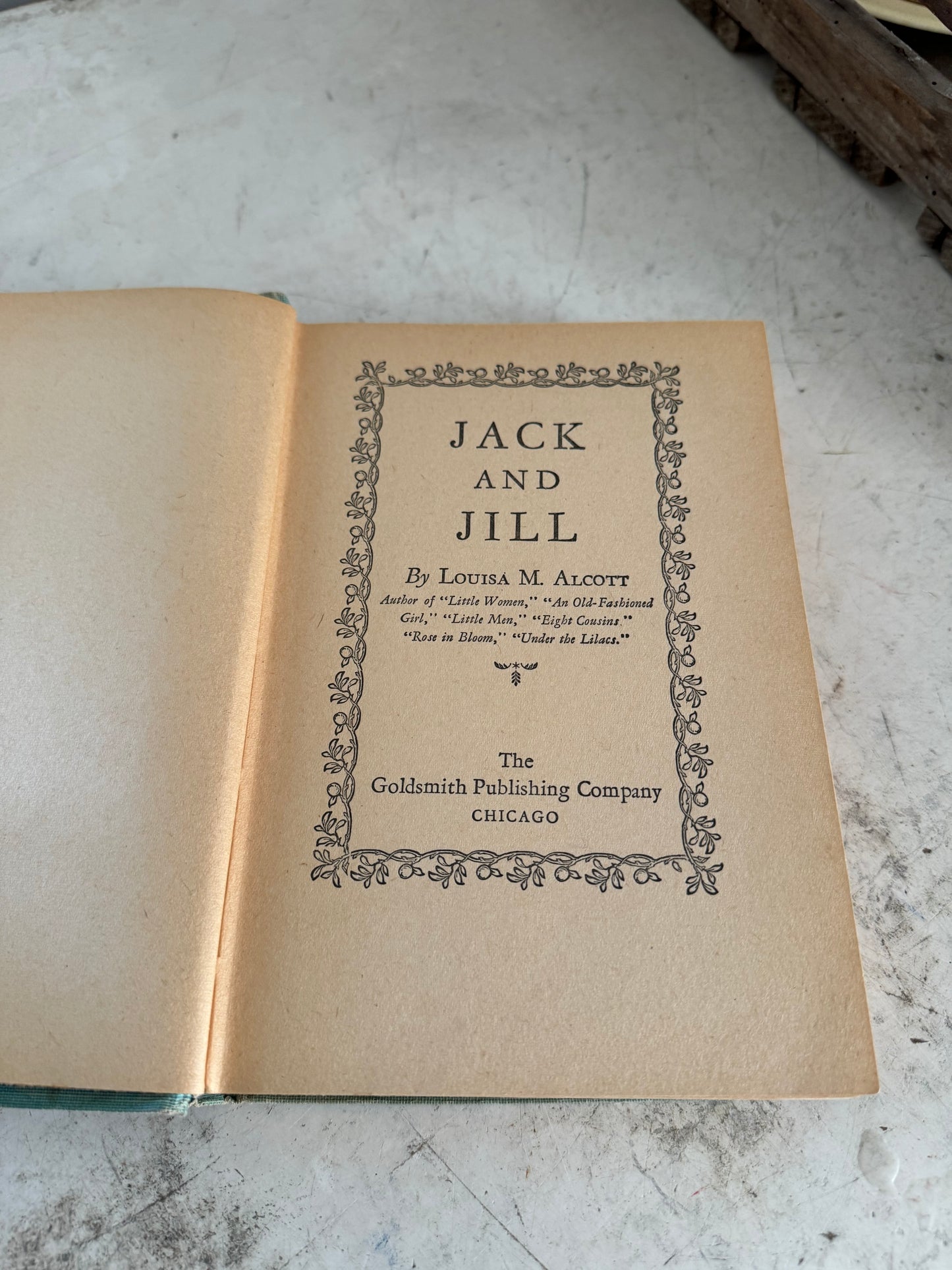 Jack and Jill -  Louisa May Alcott