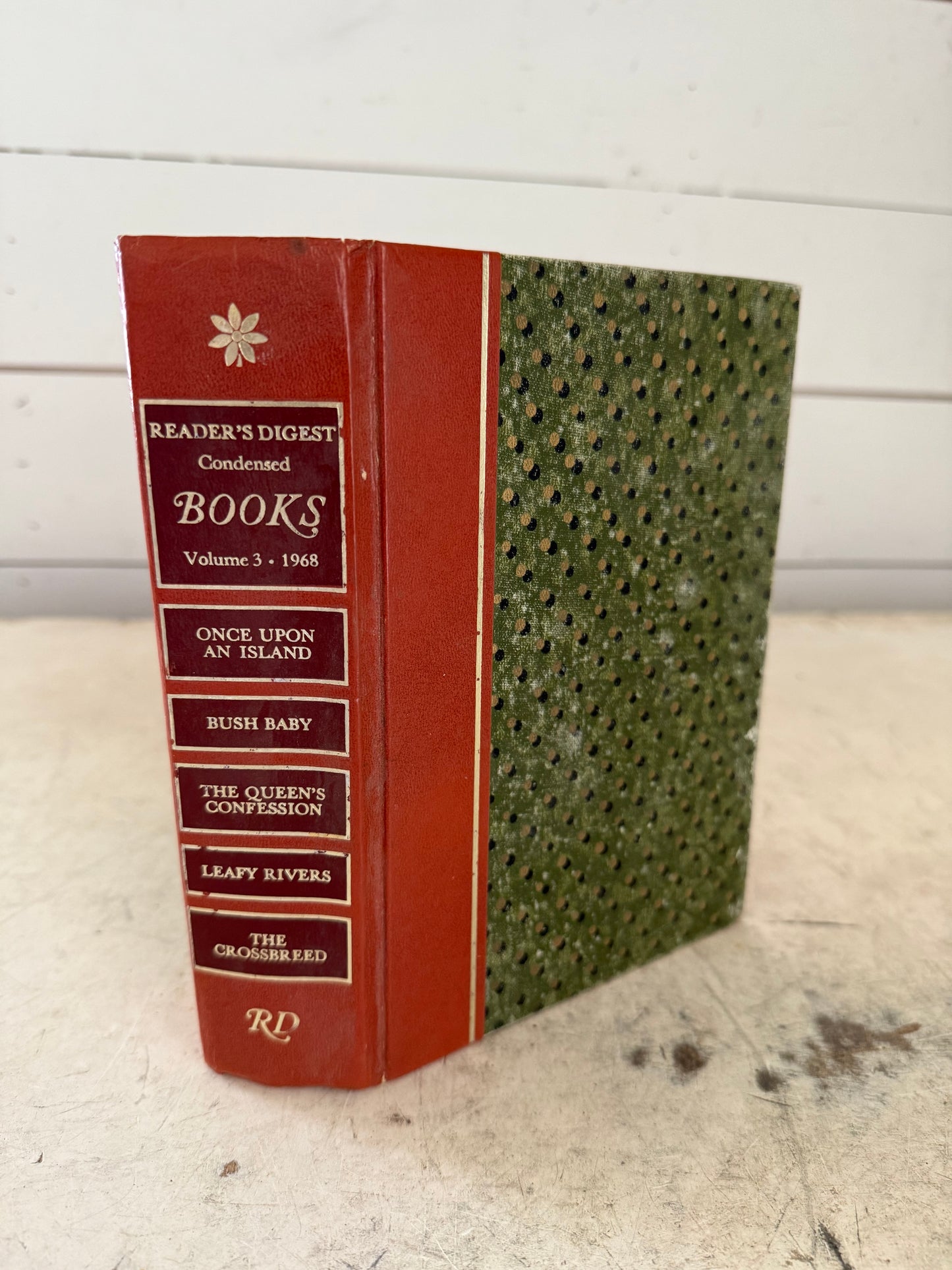 Readers Digest - Once Upon and Island Ted with green and dots