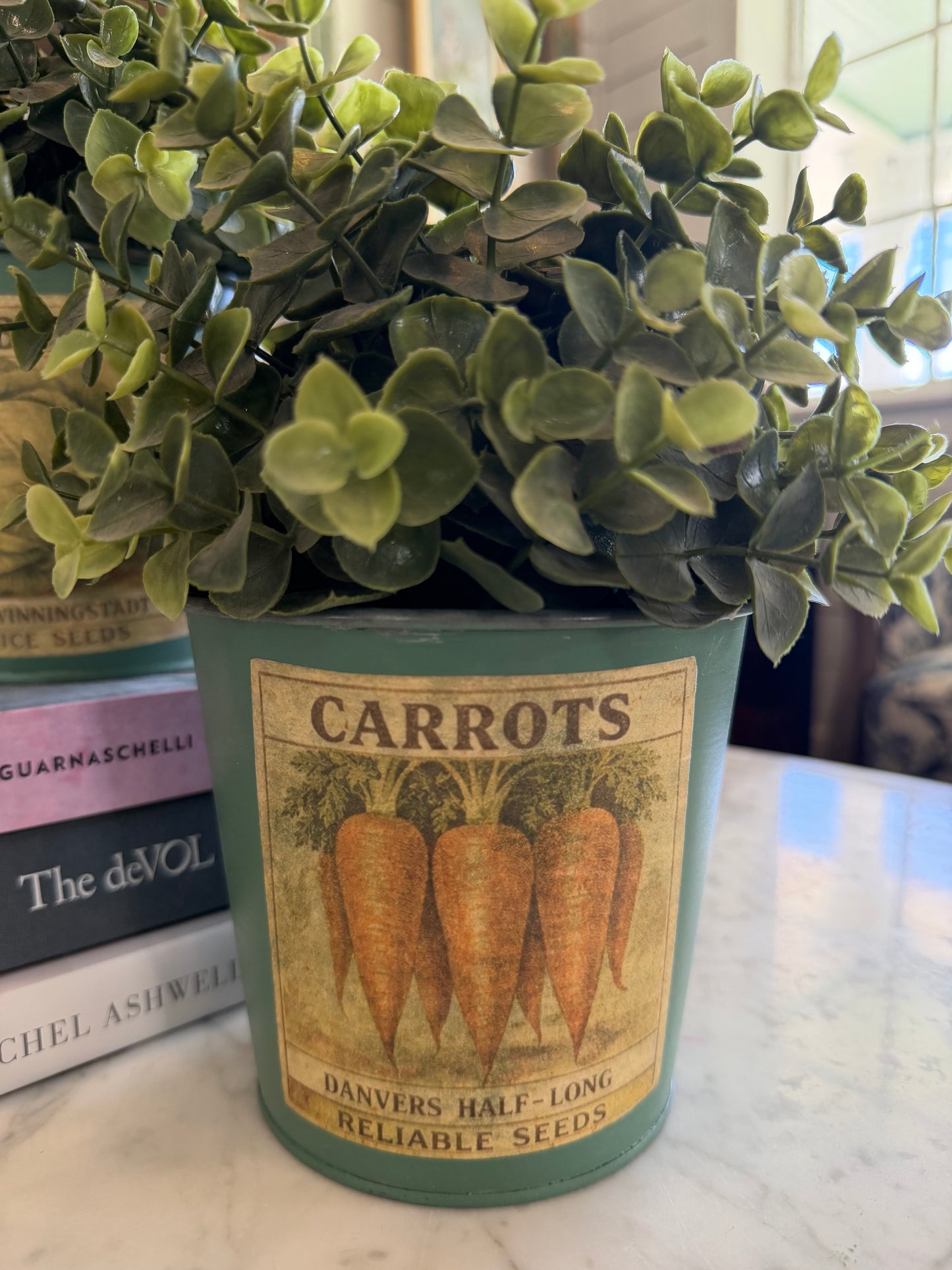 Small Galvanized bucket will get makeover sold individually floral not included