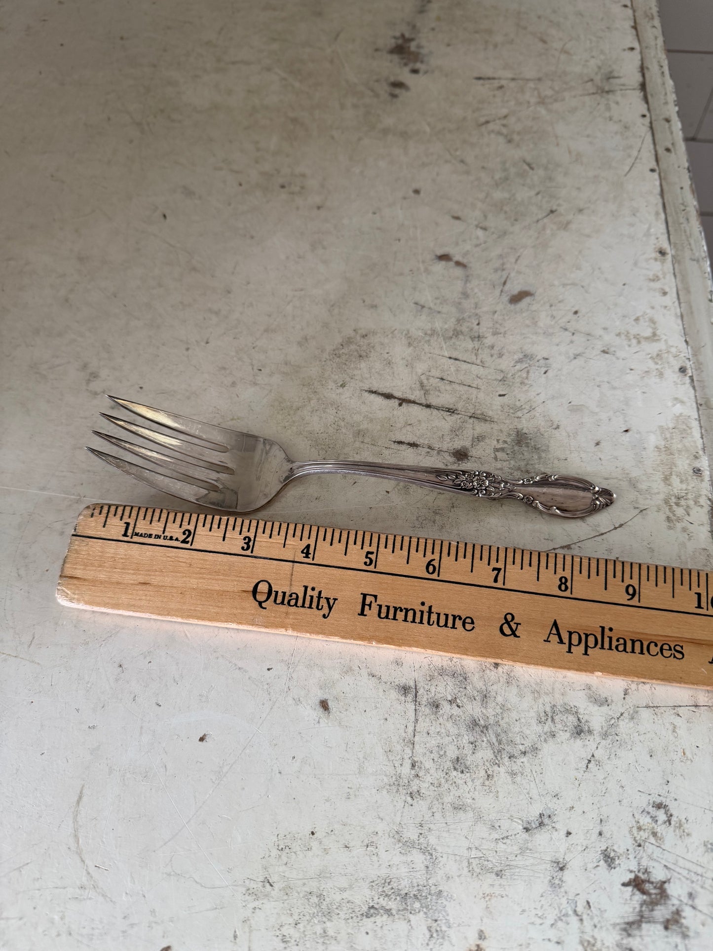 Rogers Brothers 1950’s Victorian Rose Serving Fork
