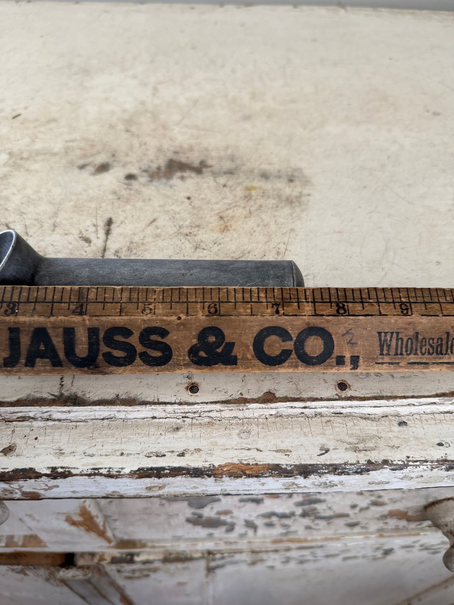 Vintage aluminum ice cream scoop