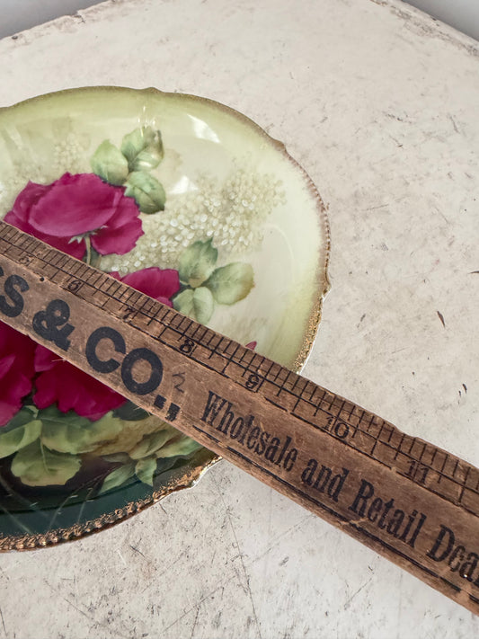 Vintage Hand Painted Roses Bowl