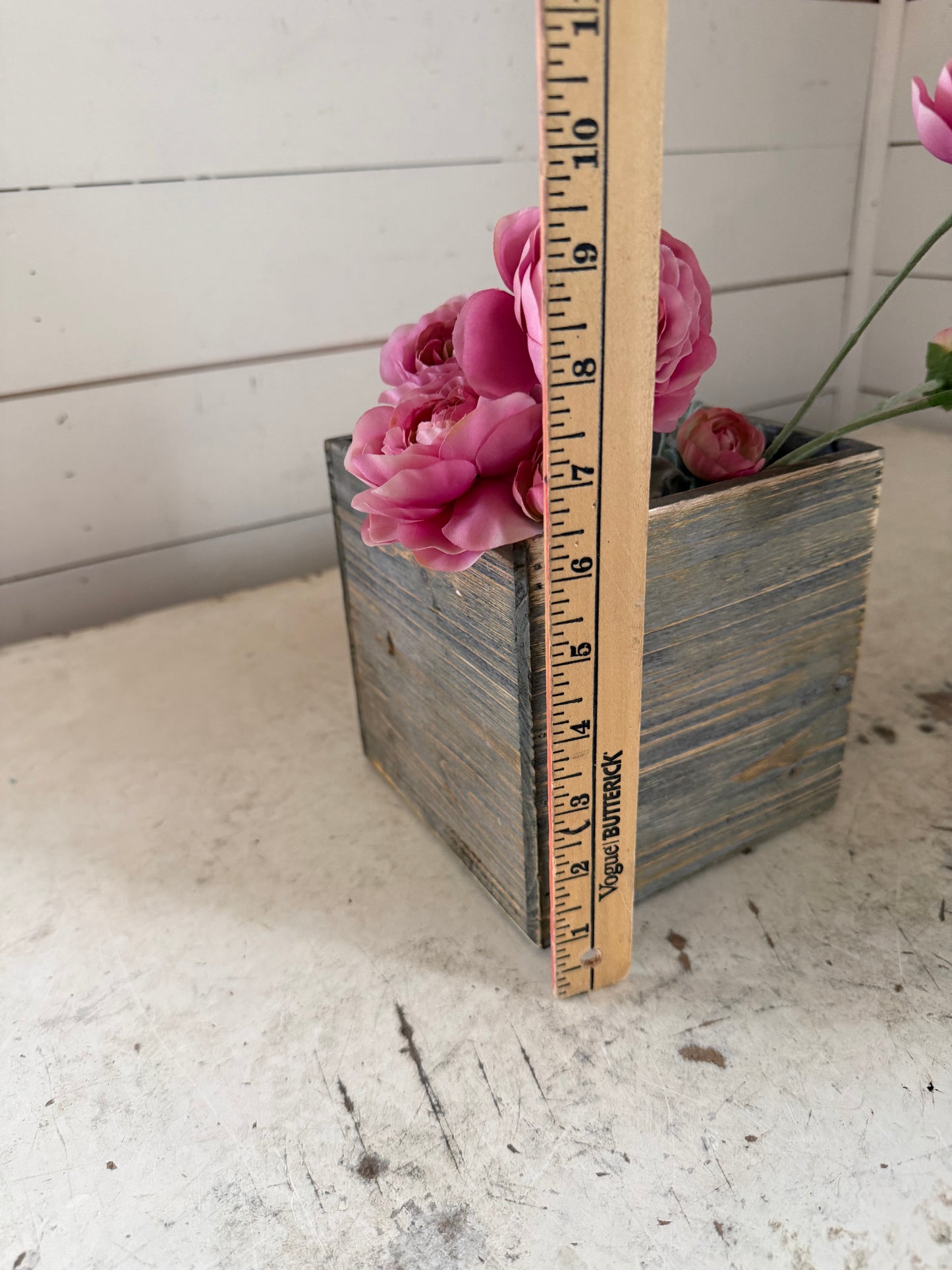 Box will get makeover greenery not included