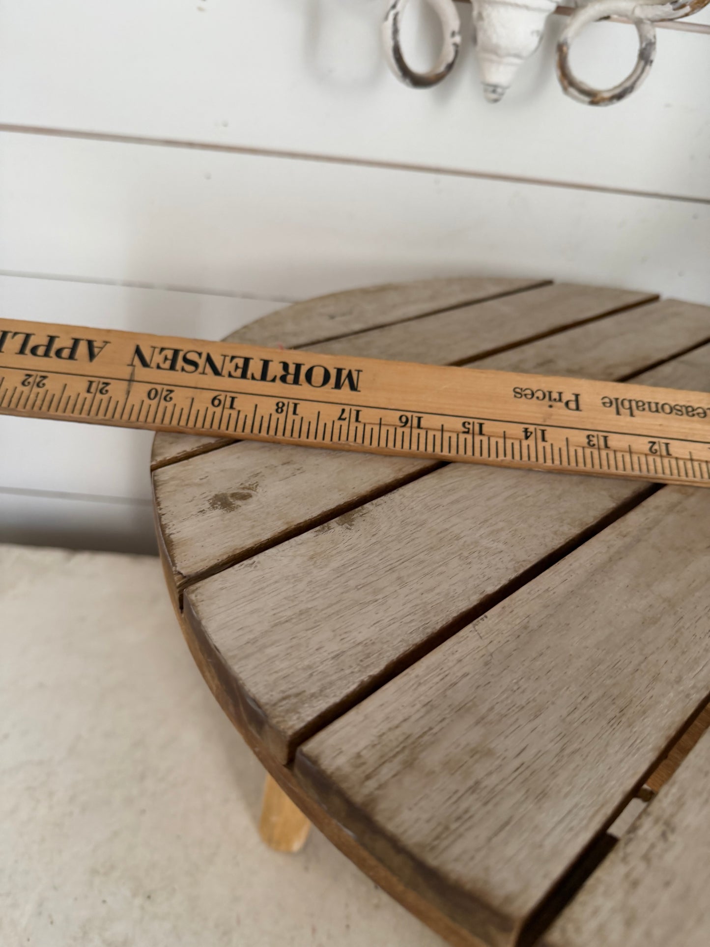 Outdoor Table will get makeover (already painted for next weeks video)