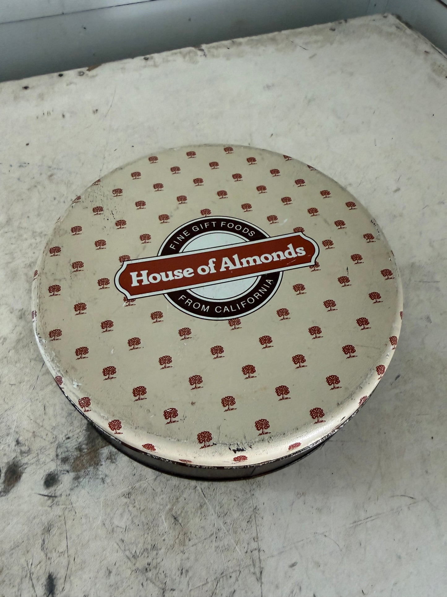 Vintage House Of Almonds Collectable Tin