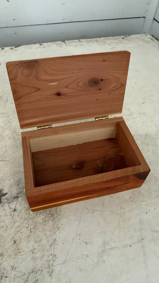 wooden jewelry box 5.75 in, San Francisco, BRUNET