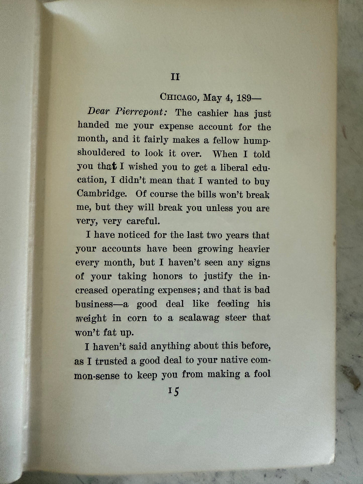 Letters from a Self-Made Merchant to His Son by George Horace Lorimer