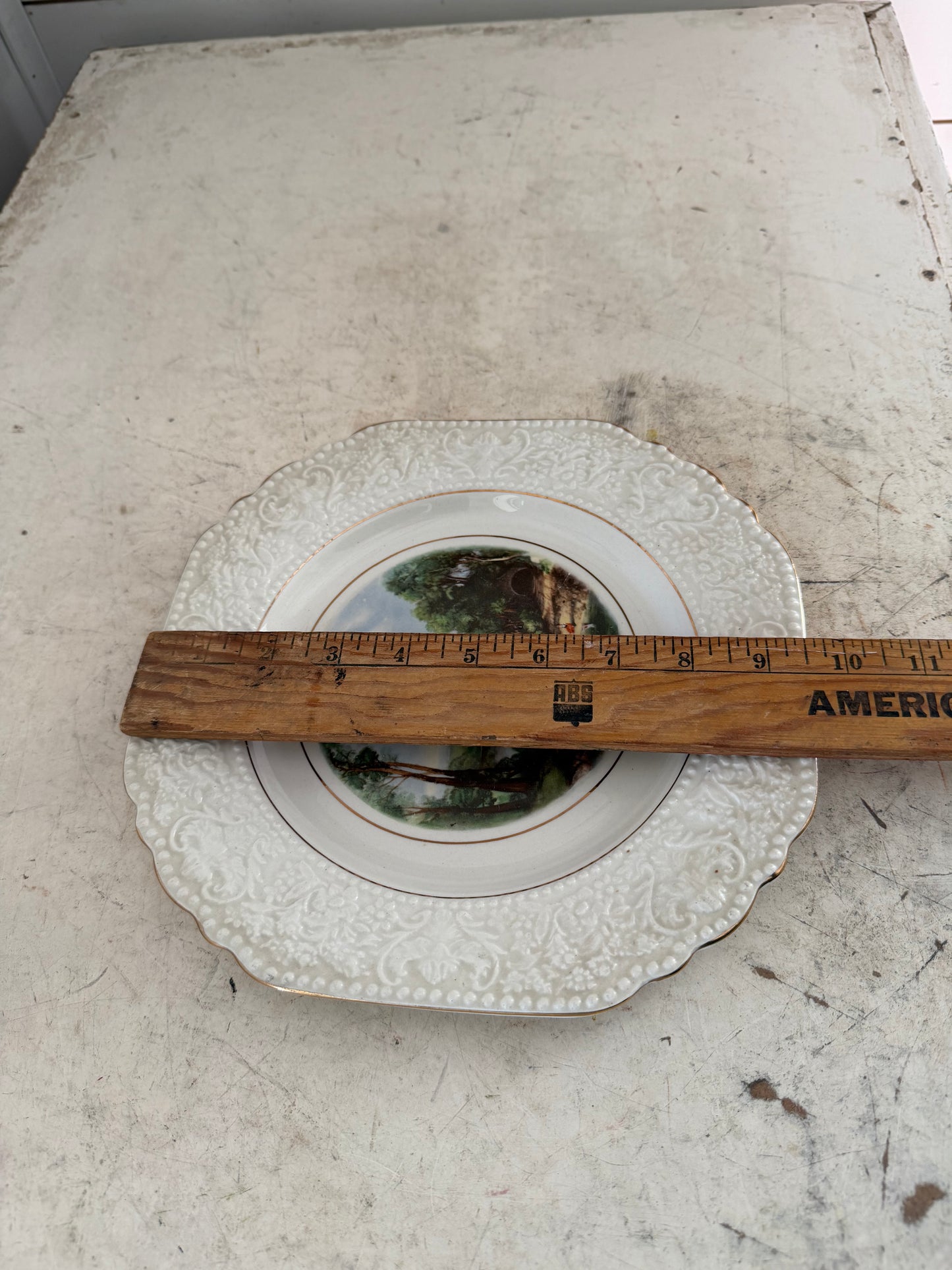 Vintage Lord Nelson Ware porcelain cabinet plate made in England