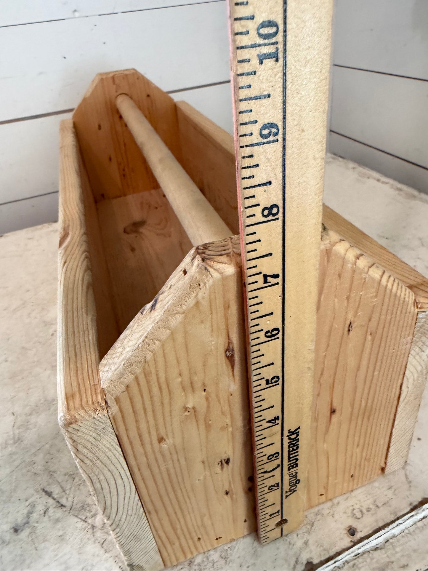 Handmade wooden tote will get makeover