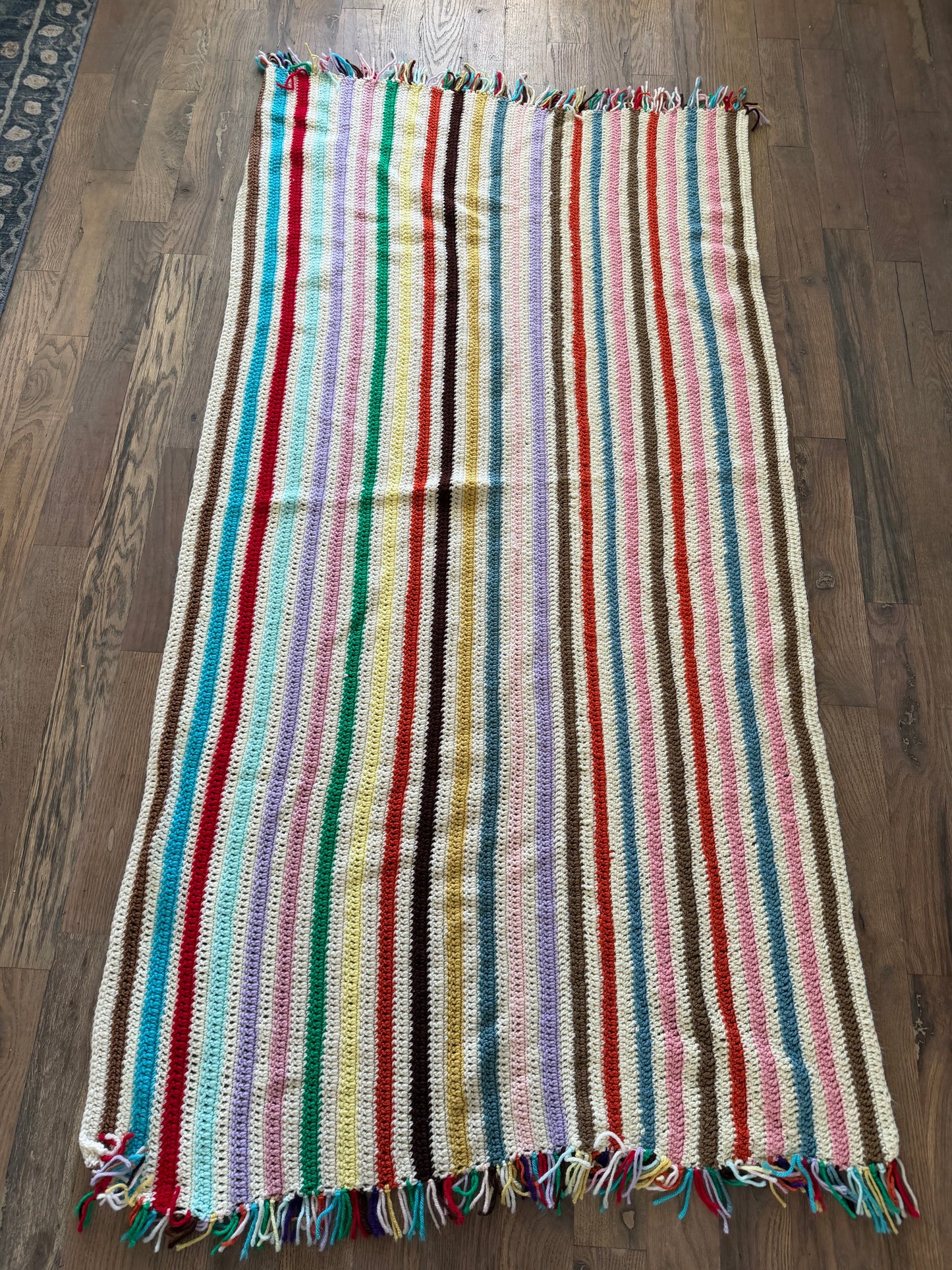 Striped Afghan