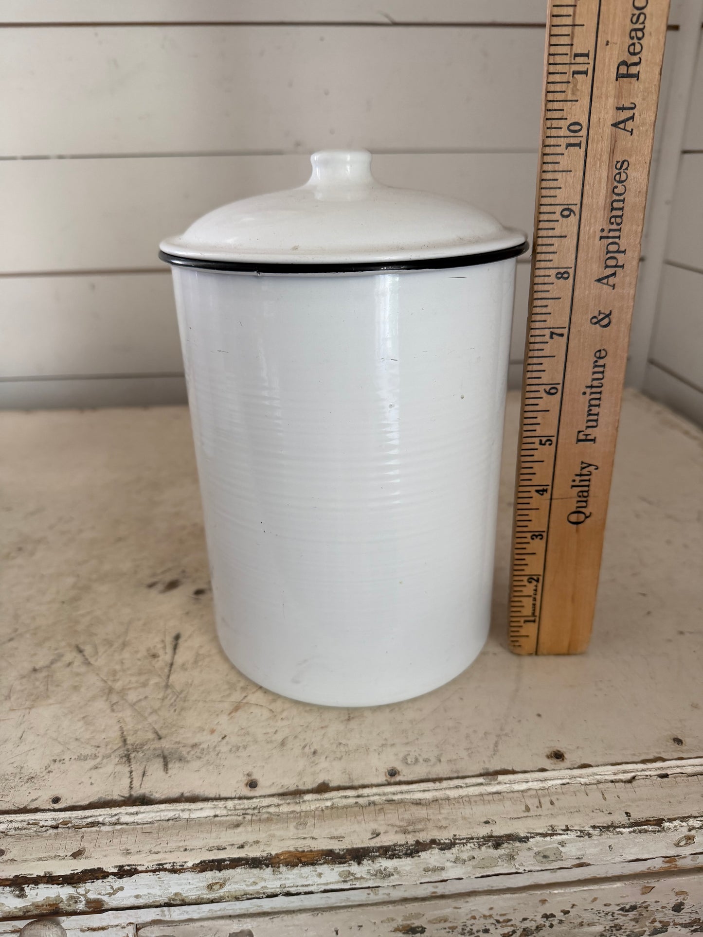 Enamel canister will get makeover