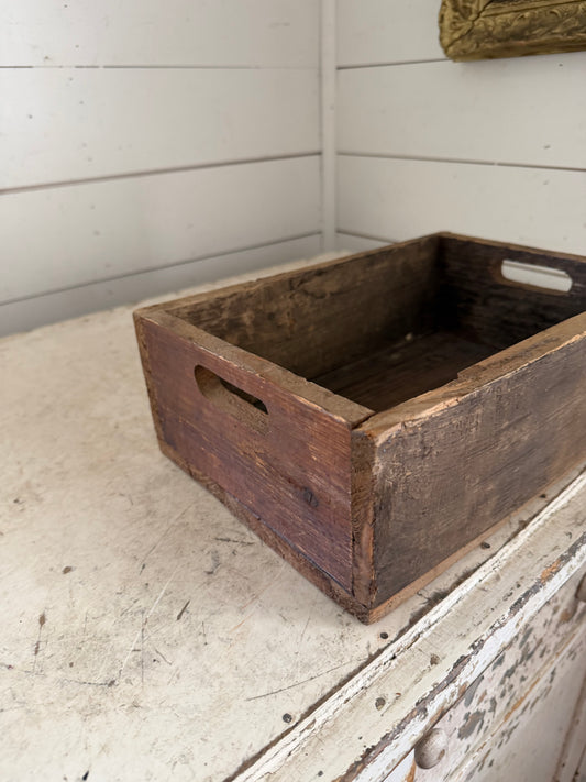 Reclaimed Wood Box with handles