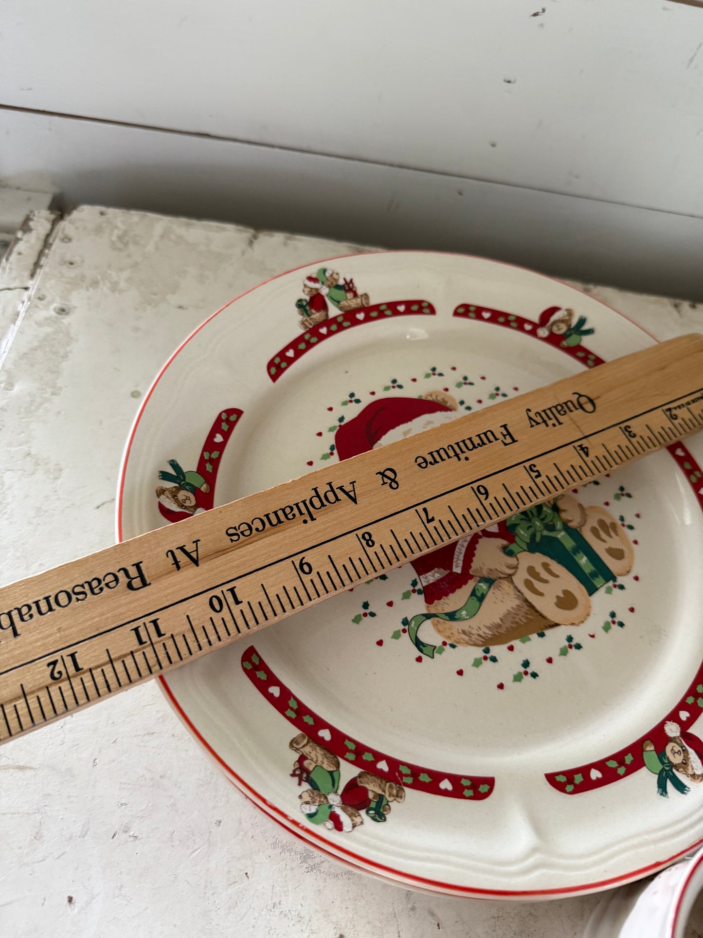 Tienshan's 1980s Theodore Bears Christmas Stoneware - sold individually