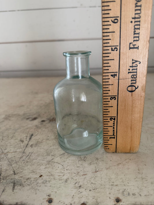 Blue Green Glass Vase