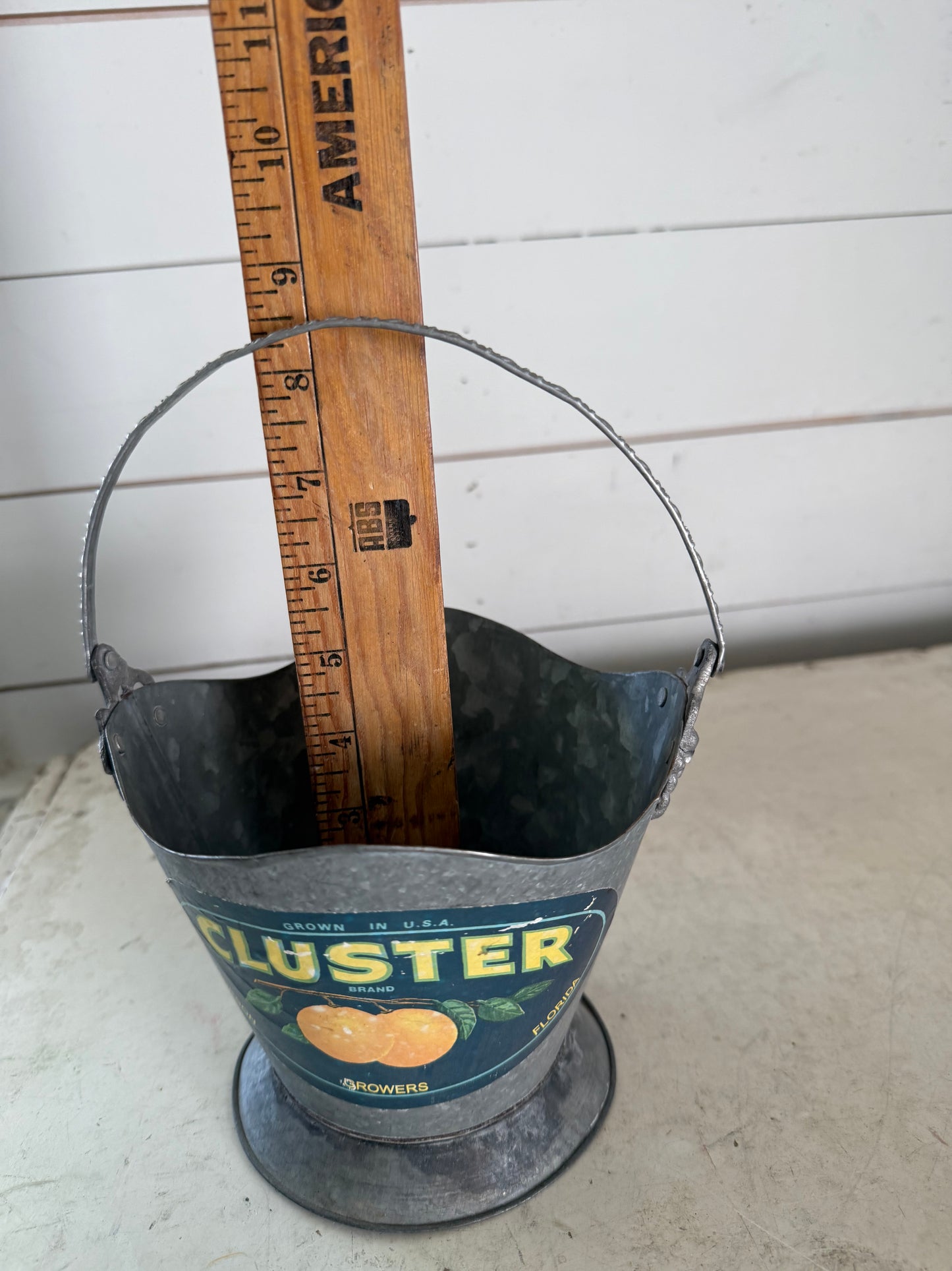 Cluster Metal Bucket Planter
