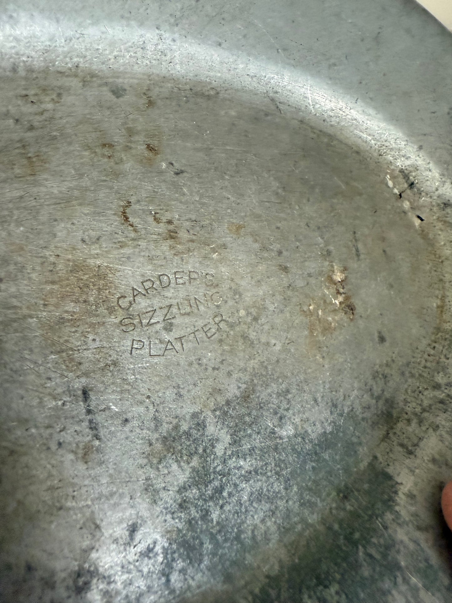 Wagner Ware Sidney Al Carder Sizzling Steak Platter