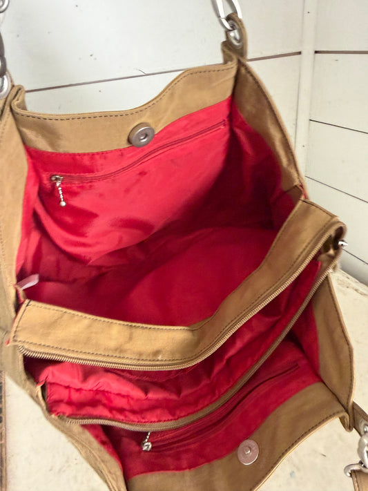 Baggallini Baby Hampton Shoulder Bag Purse Olive