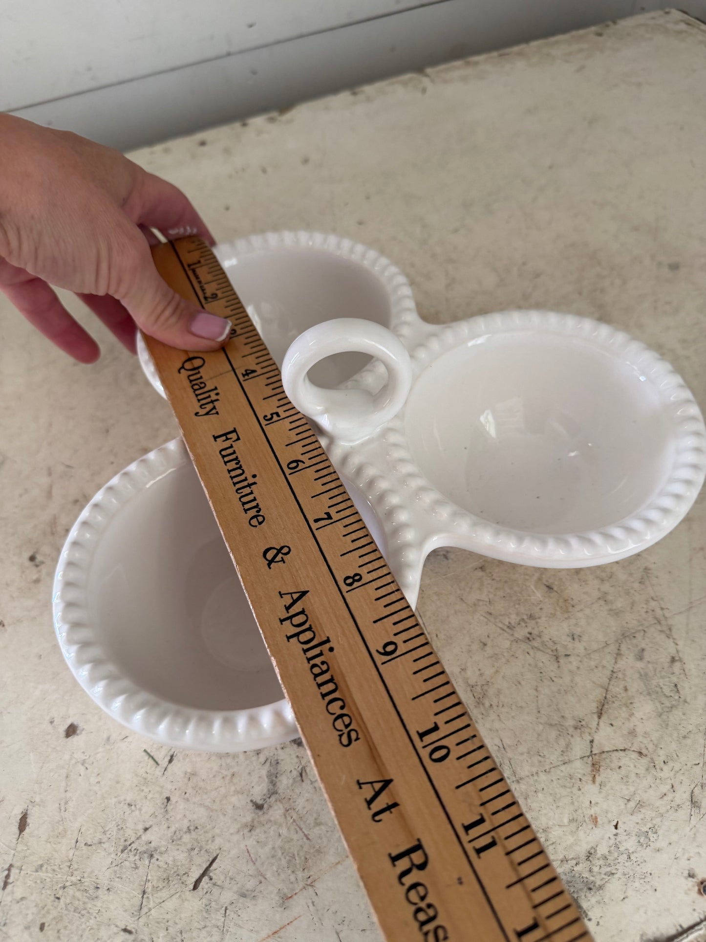 Ceramic Condiment Dish with Handle
