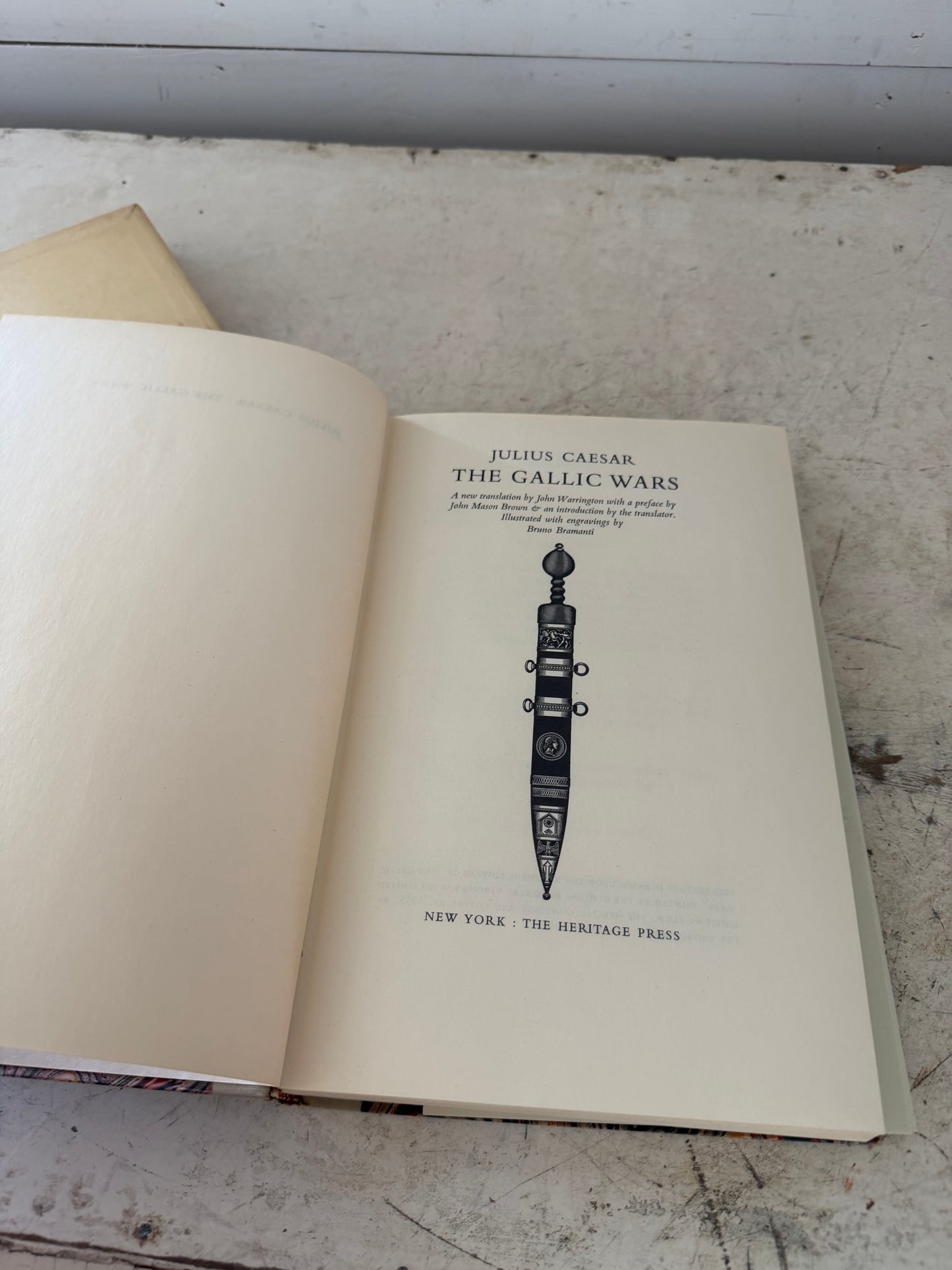 Julius Caesar The Gallic Wars Heritage Press 1955