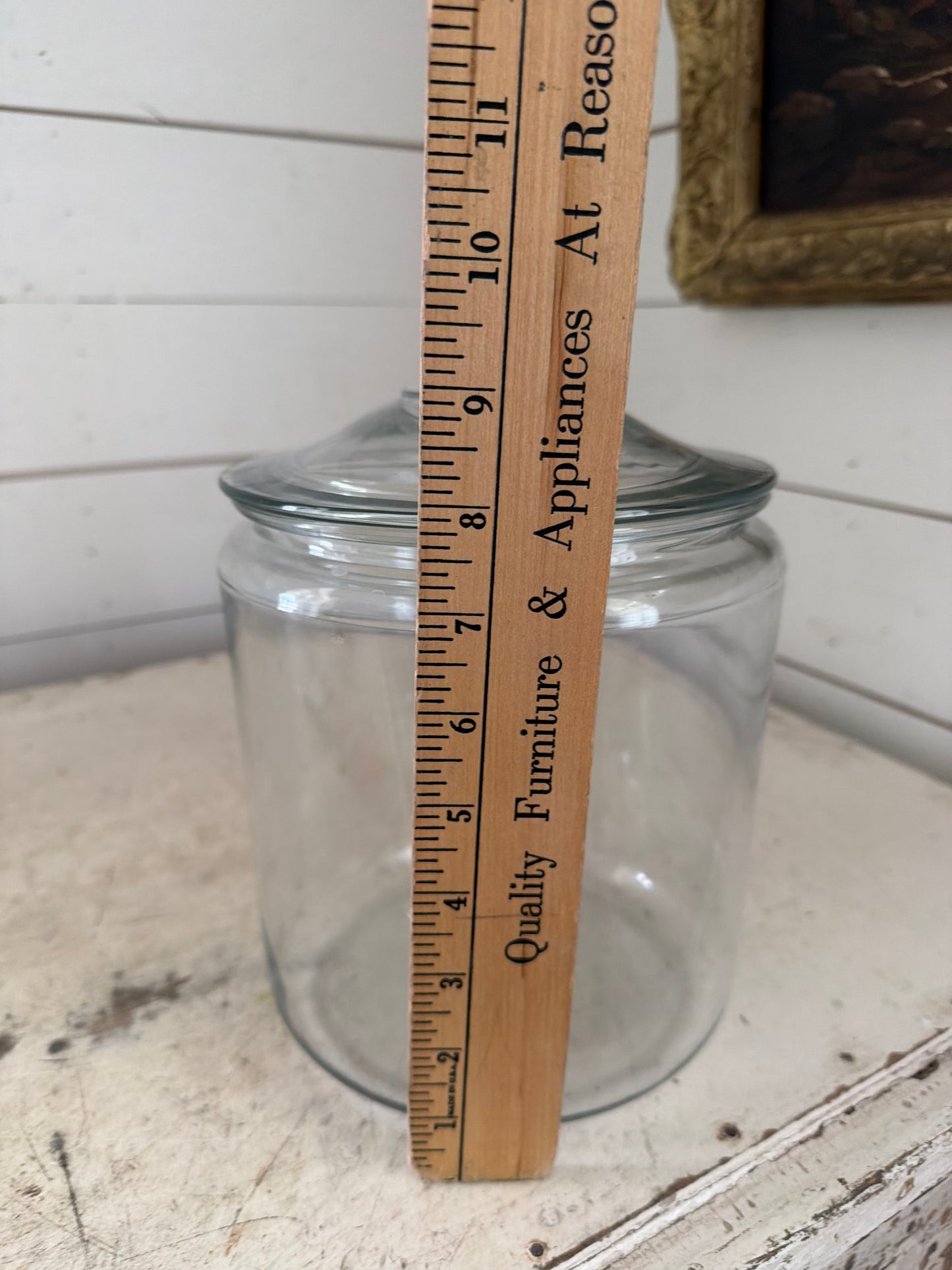 Clear Jar with Lid - Will get transfer