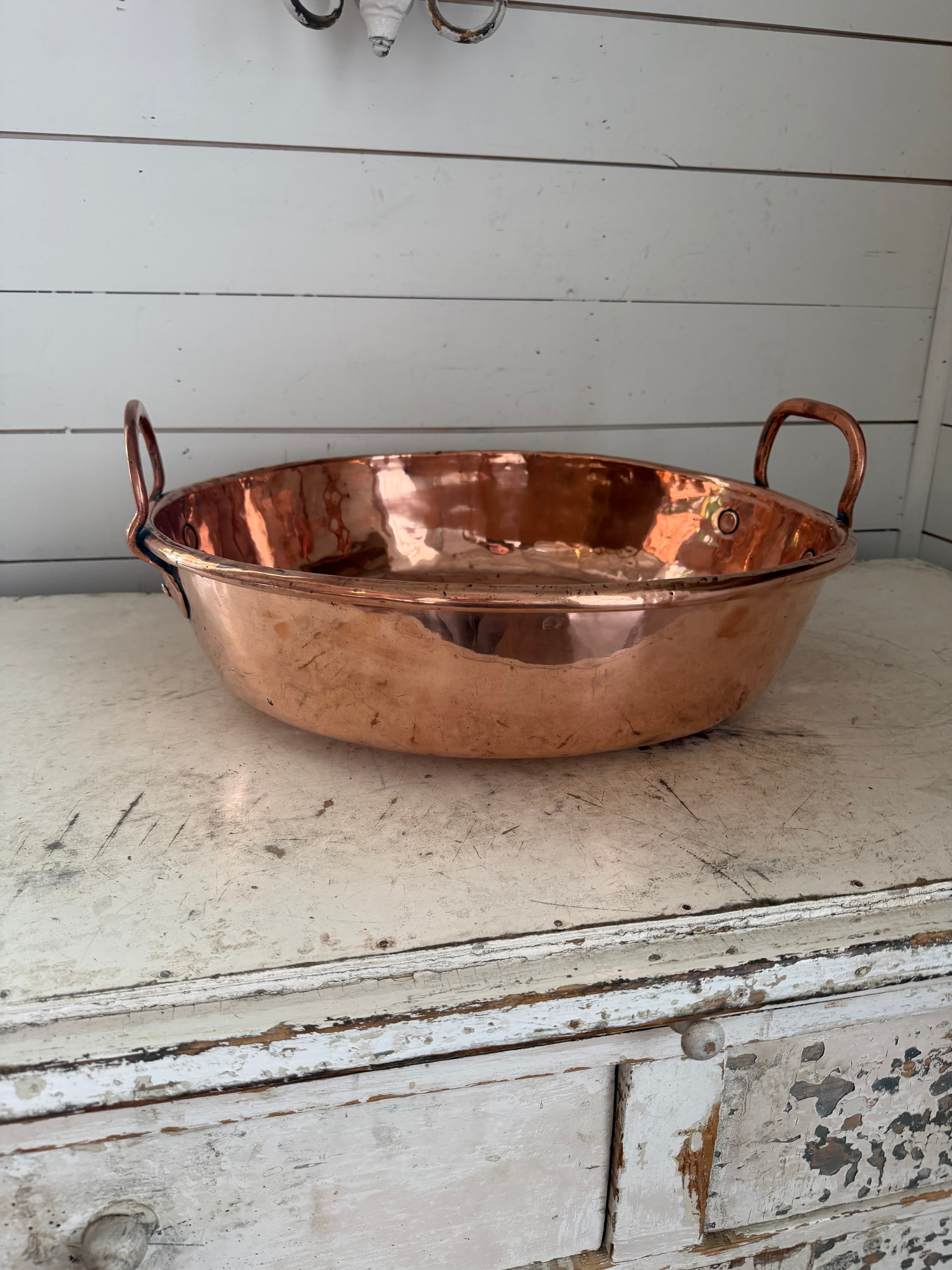 Extra Large Antique George III Copper Pan, 1800s – Jami Ray Vintage
