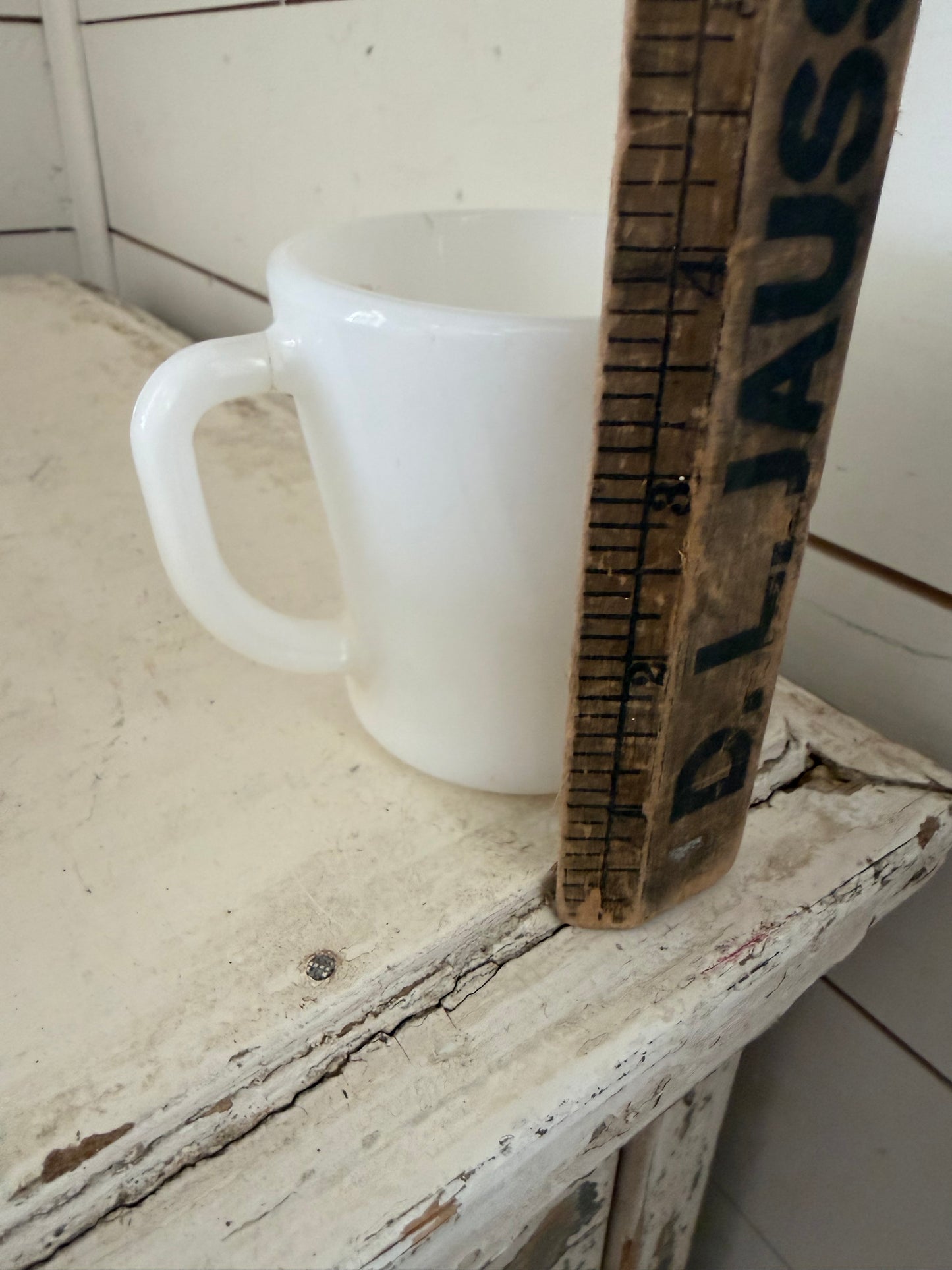 Anchor Hocking Oven Proof Milk Glass Coffee Cup