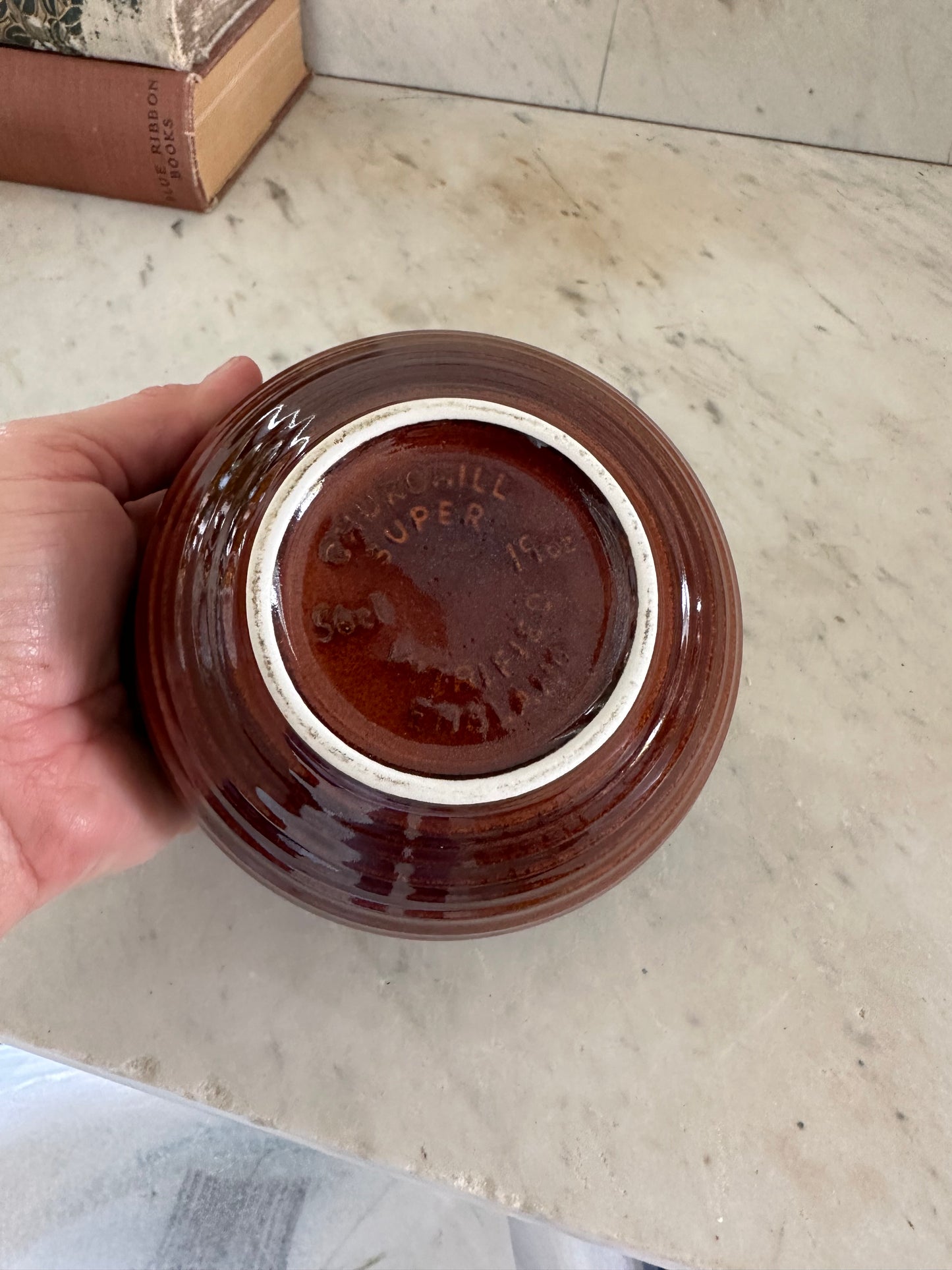 Brown Churchill Snack Bowl