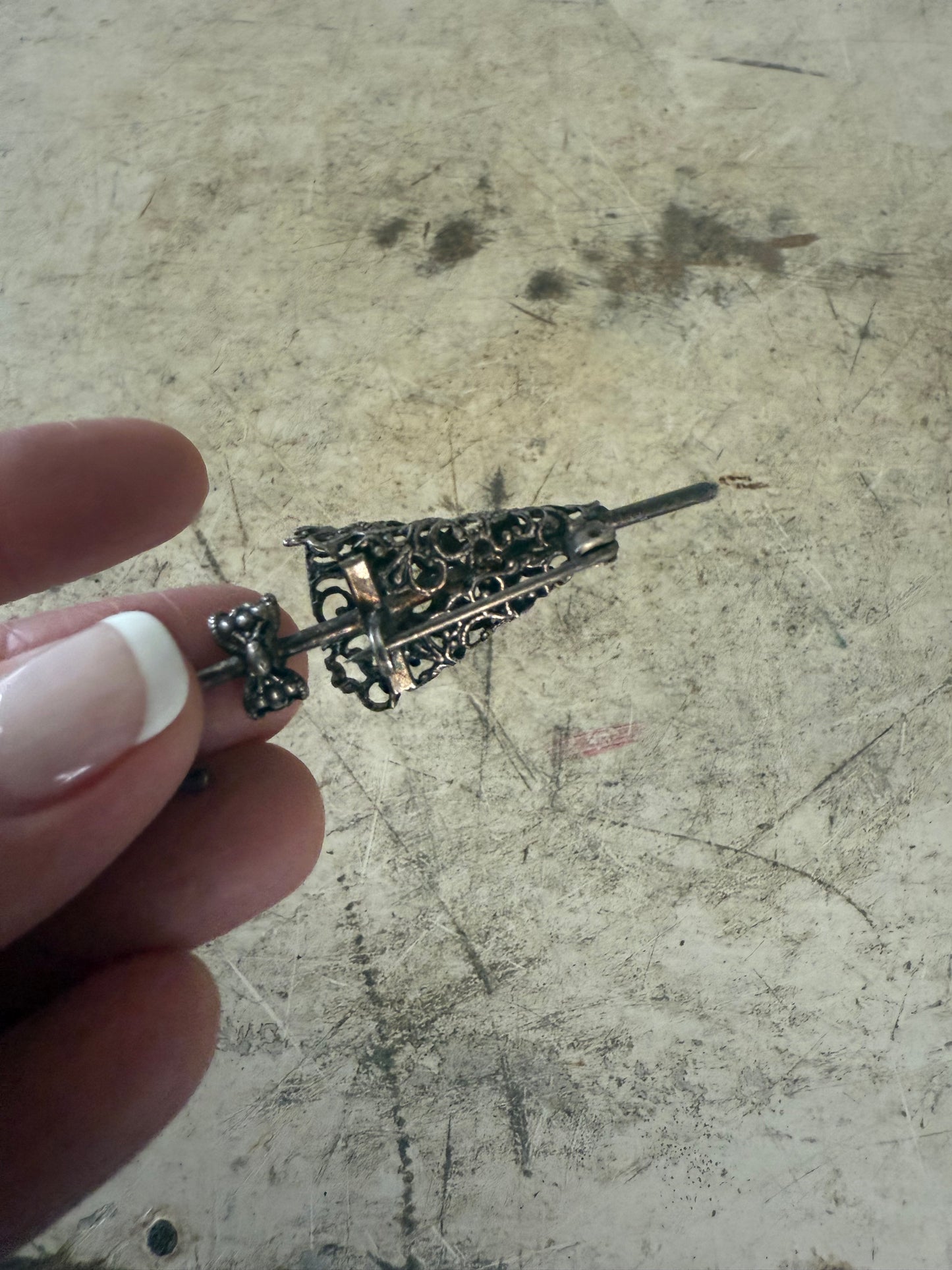 Vintage Umbrella Brooch/Pin