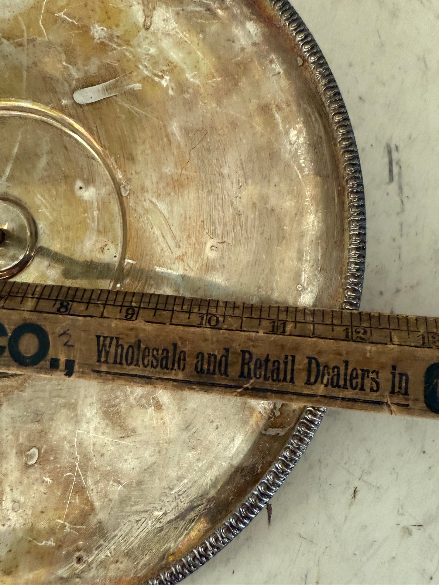 Vintage Silver plate server with handle