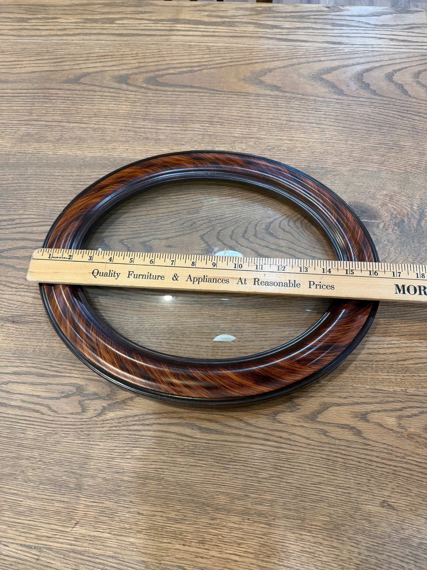 Oval Frame With Convex Glass - Will Get Makeover