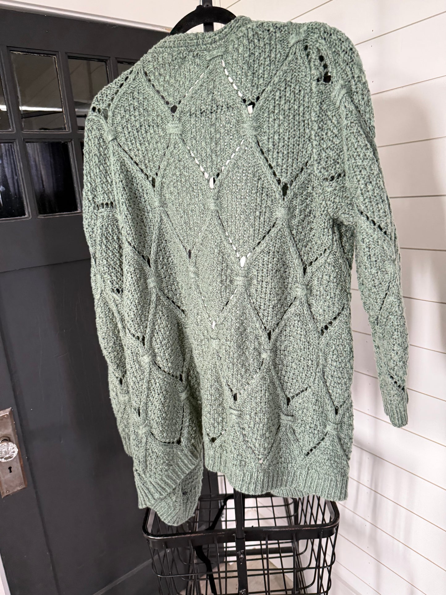 Small Oversized Sage Green Cardigan